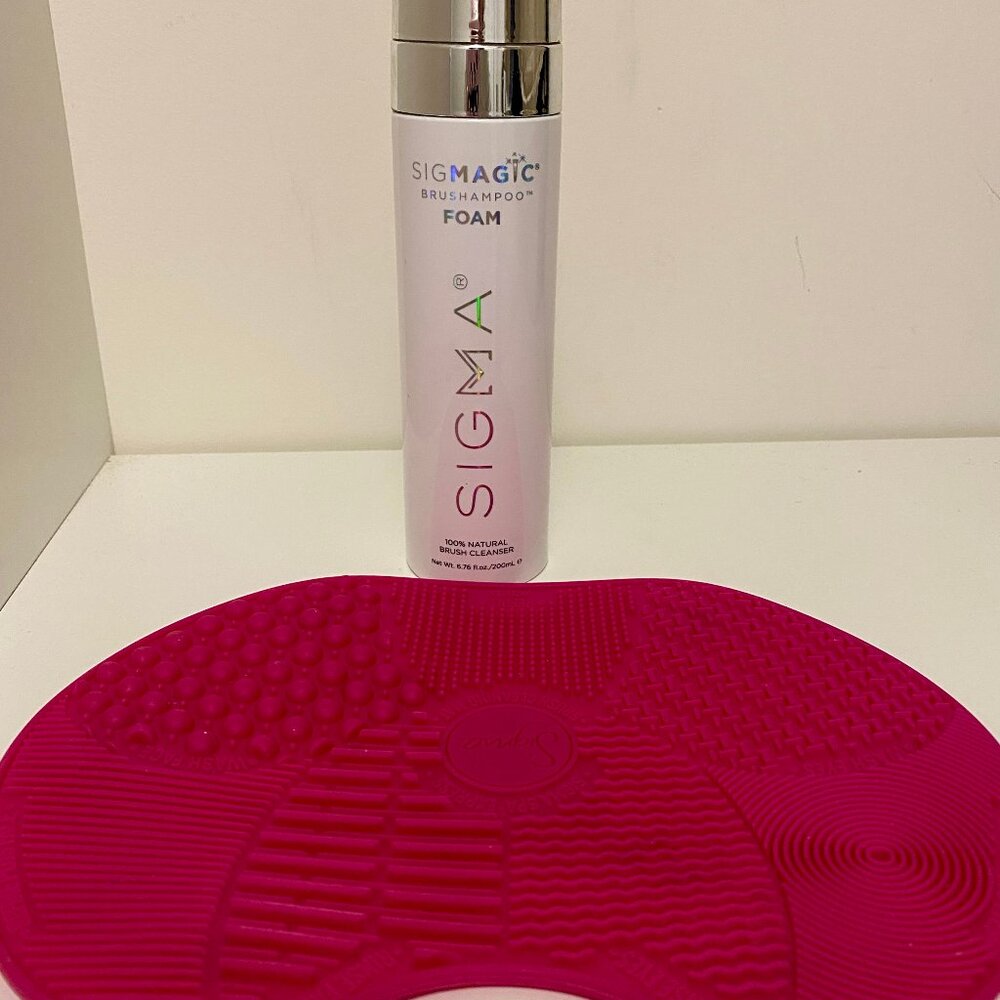 SIGMA SPA® Express Brush Cleaning Mat & Shampoo Set NEW